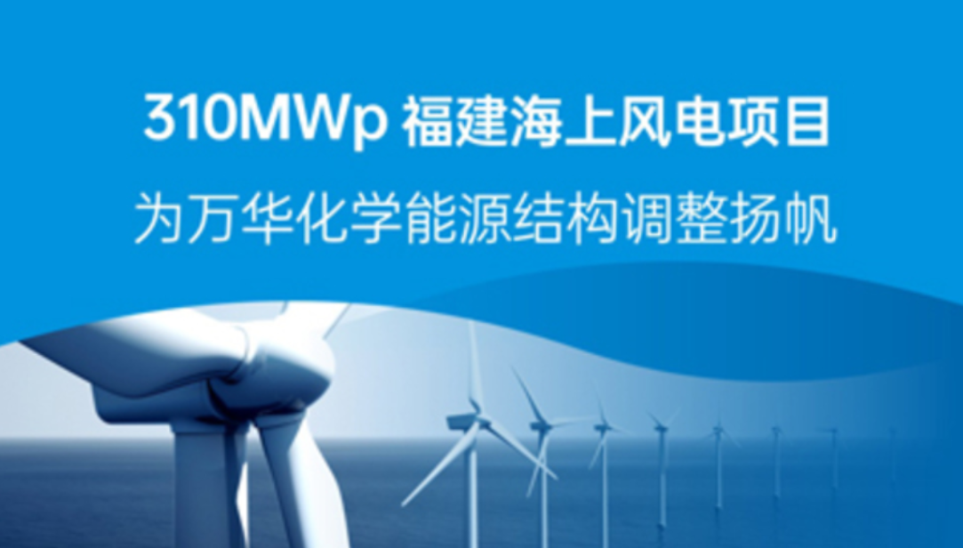 310MWp福建海上风电项目，为万华化学能源结构调整扬帆