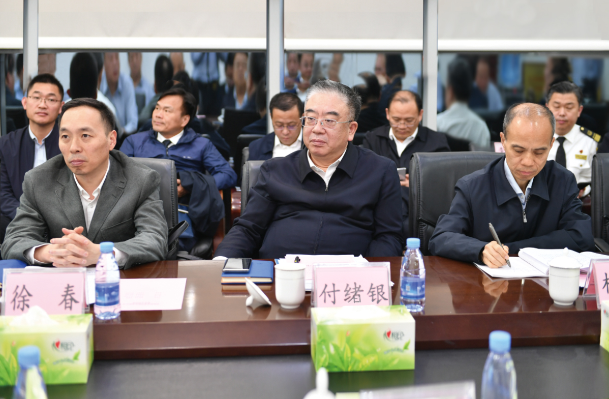 交通运输部副部长付绪银 莅临公司视察