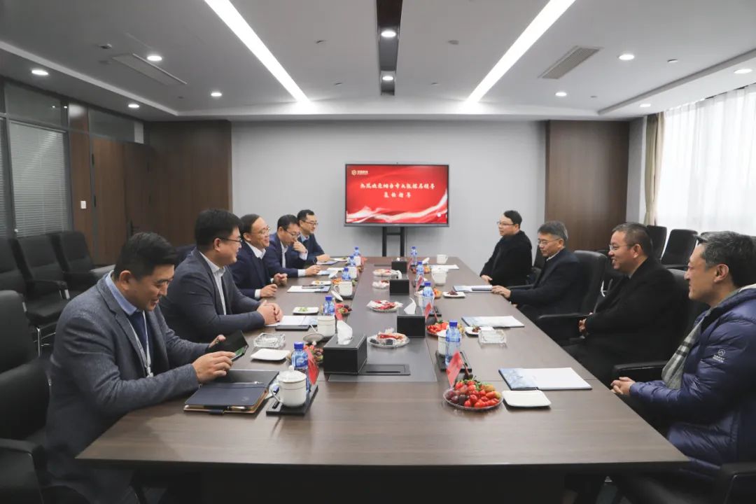 烟台市大数据局局长毕秋军一行莅临汉鑫科技调研
