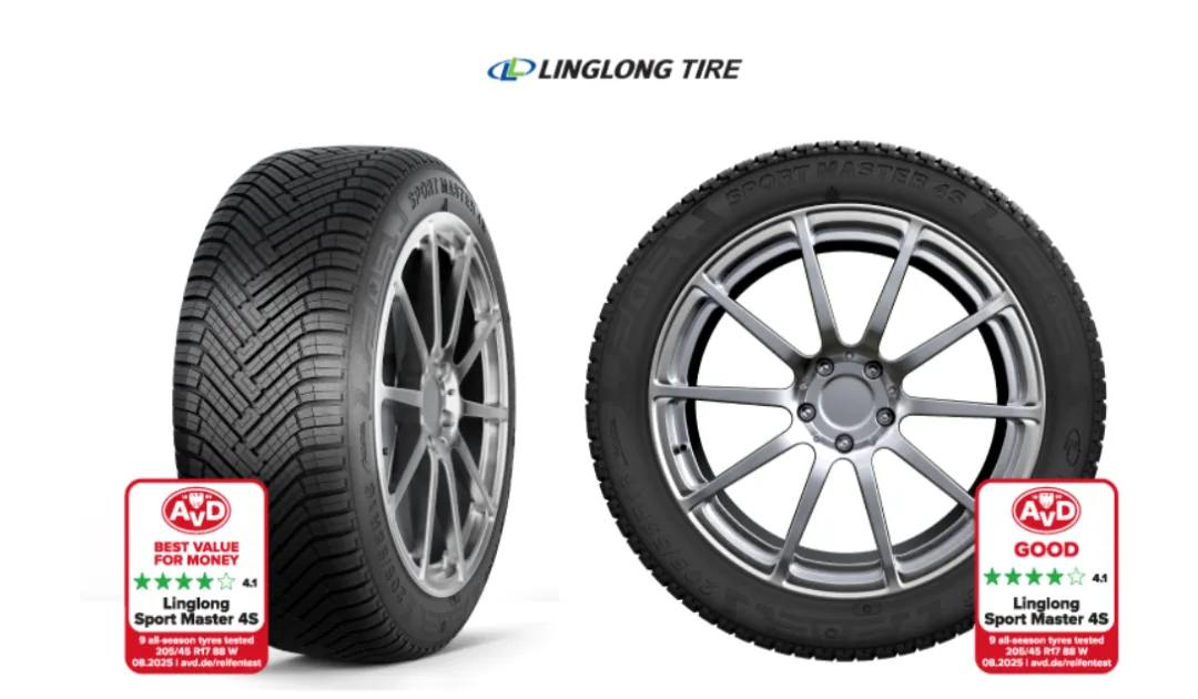 力压群雄！玲珑轮胎荣获德国权威机构测试大奖