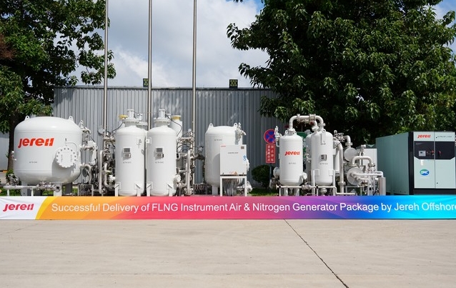 杰瑞仪表风与PSA氮气成套设备成功交付国际FLNG项目