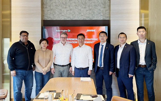 杰瑞敏电与贝克休斯签署NovaLT™燃气轮机全球战略合作协议