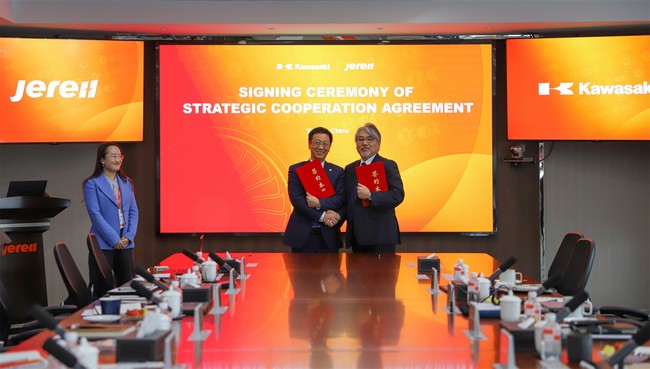 杰瑞敏电与川崎重工签署燃气轮机全球战略合作协议