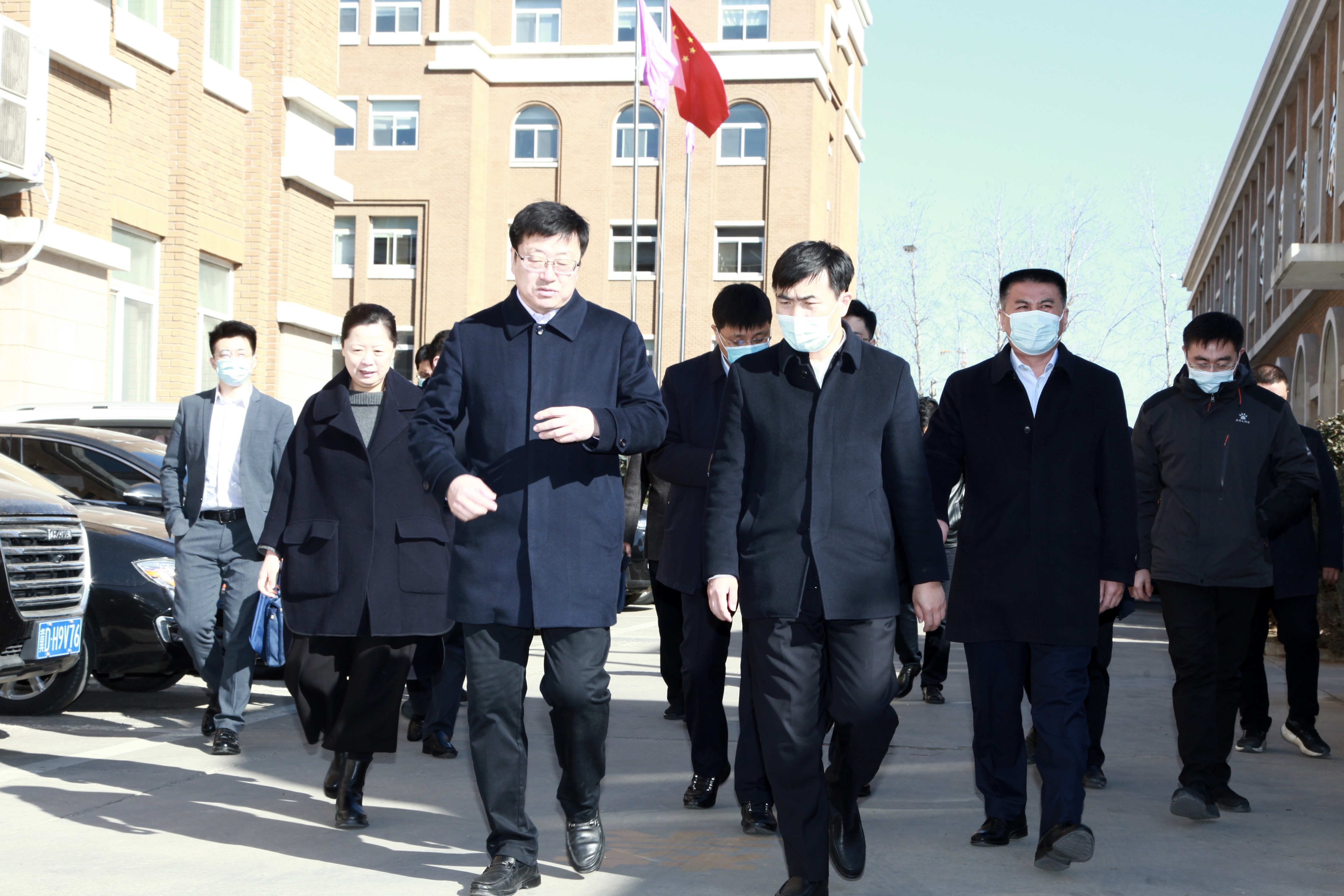 梁勇副市长一行莅临瑞康医药集团总部走访调研